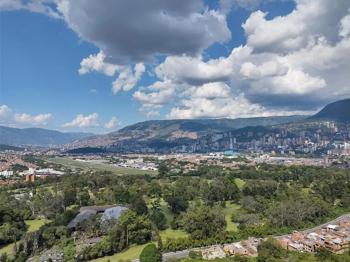 公寓 Hermoso Apartamento Con Vista A Todo 麦德林 哥伦比亚