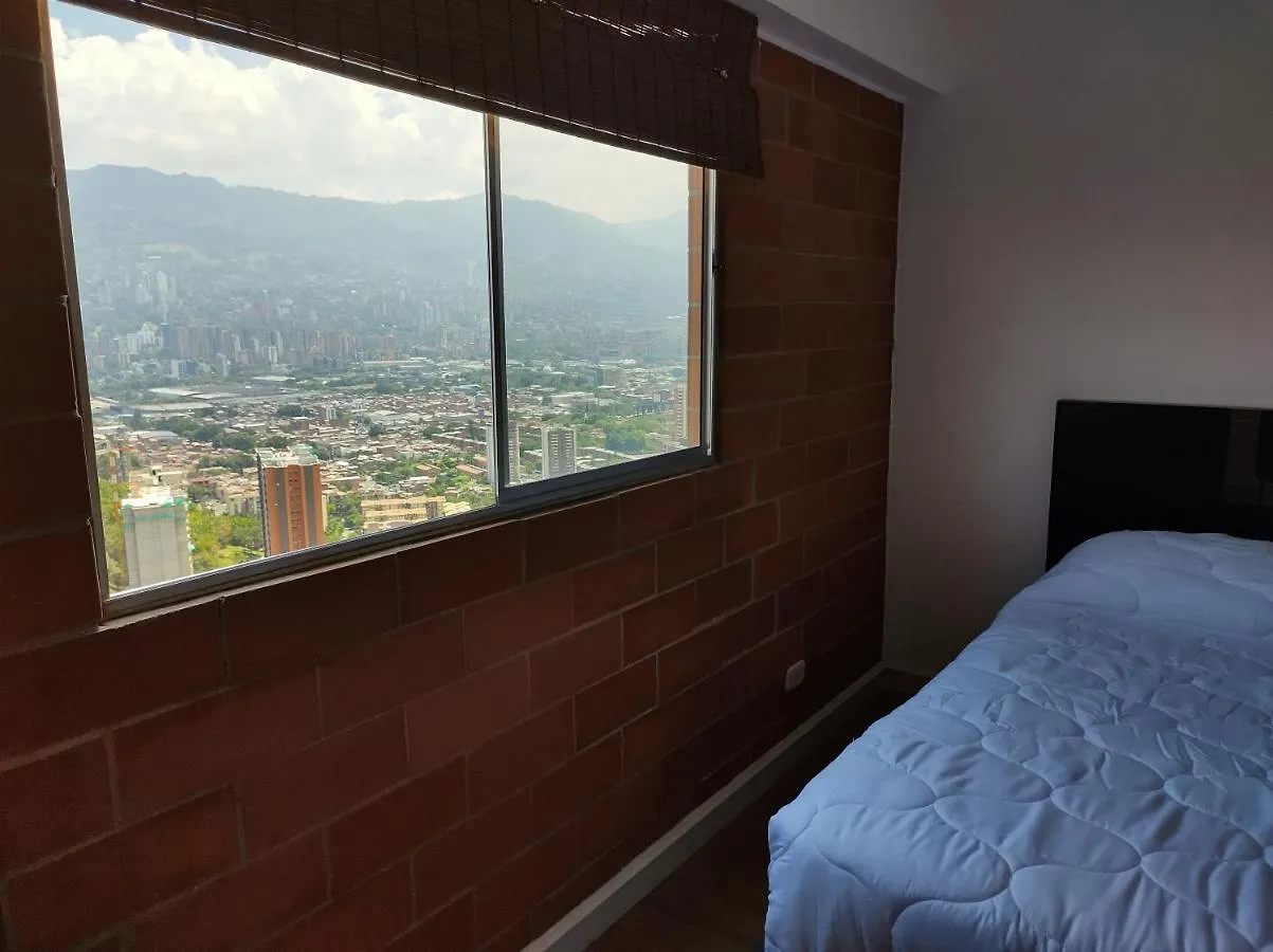 公寓 Hermoso Apartamento Con Vista A Todo 麦德林 哥伦比亚