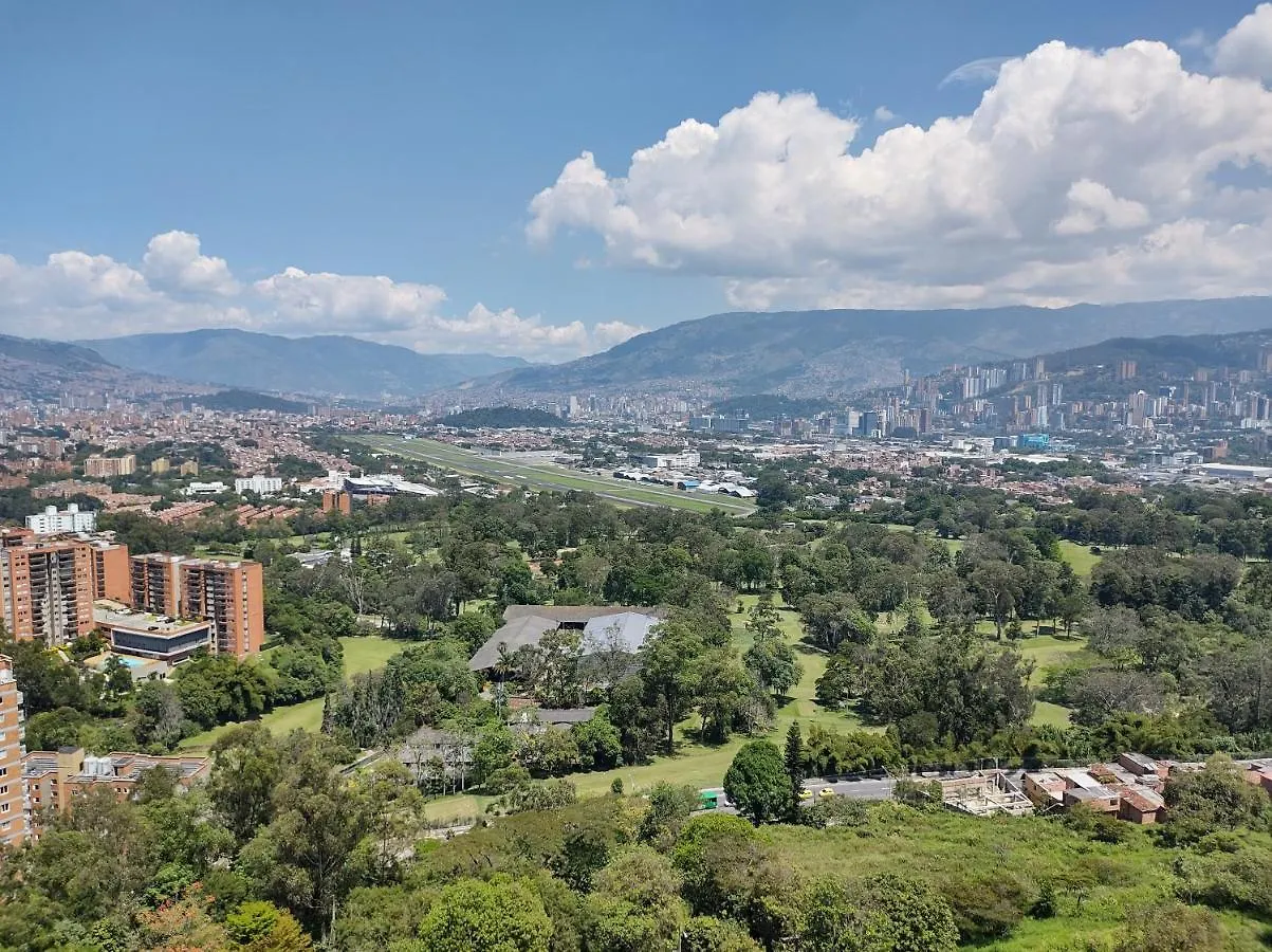 公寓 Hermoso Apartamento Con Vista A Todo 麦德林